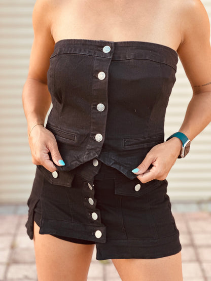 Rebeca skort denim