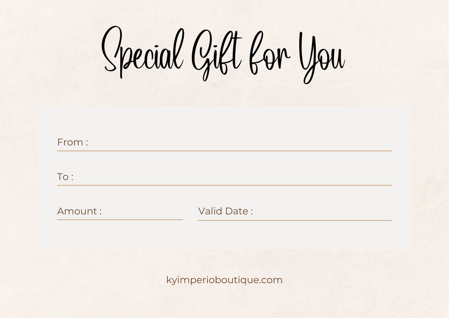 Gift Card KY